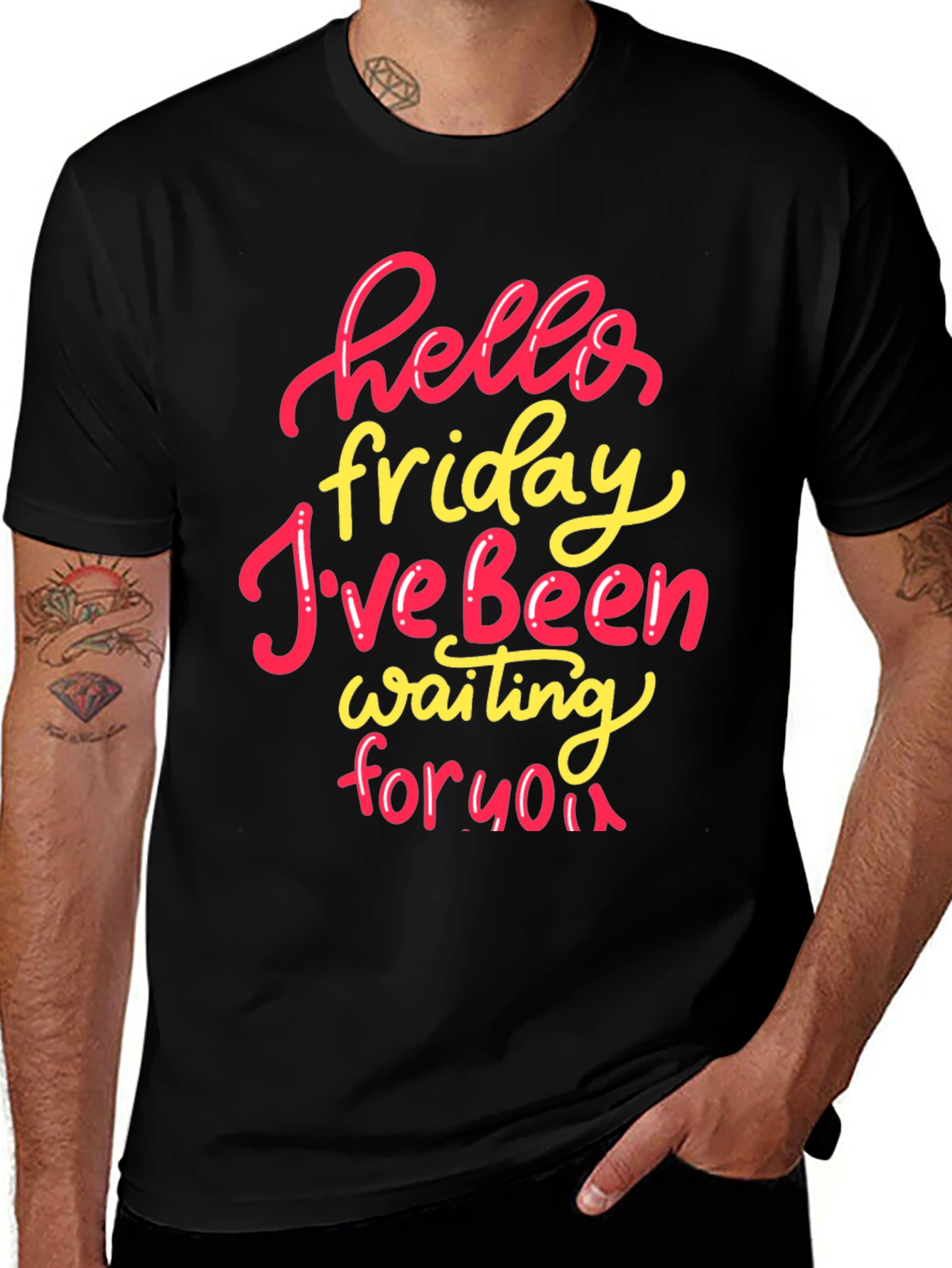 Hello Friday T-Shirt - Stylish Weekend Wear