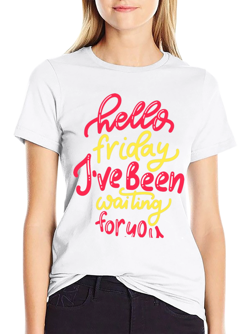 Hello Friday T-Shirt - Stylish Weekend Wear