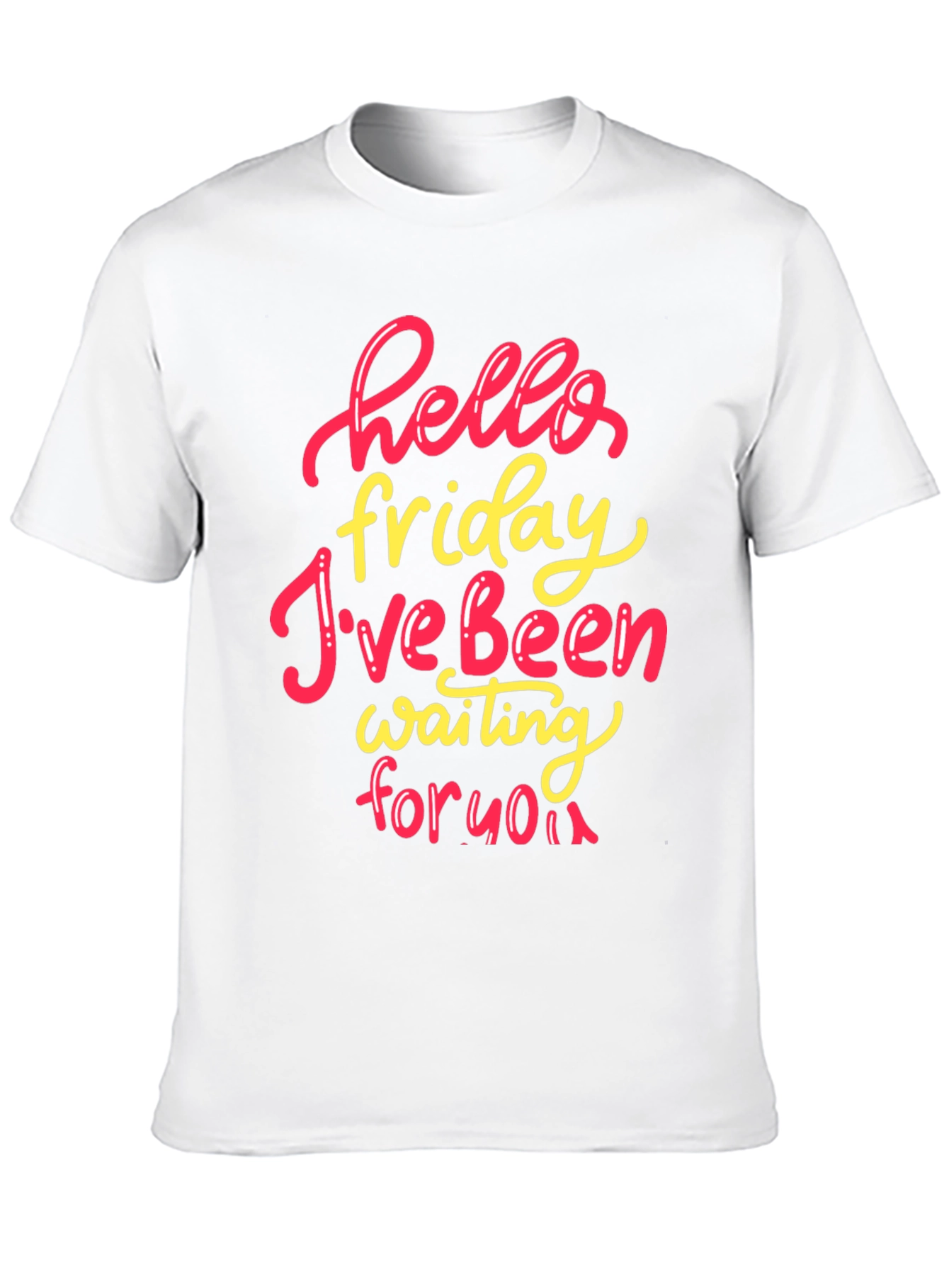 Hello Friday T-Shirt - Stylish Weekend Wear