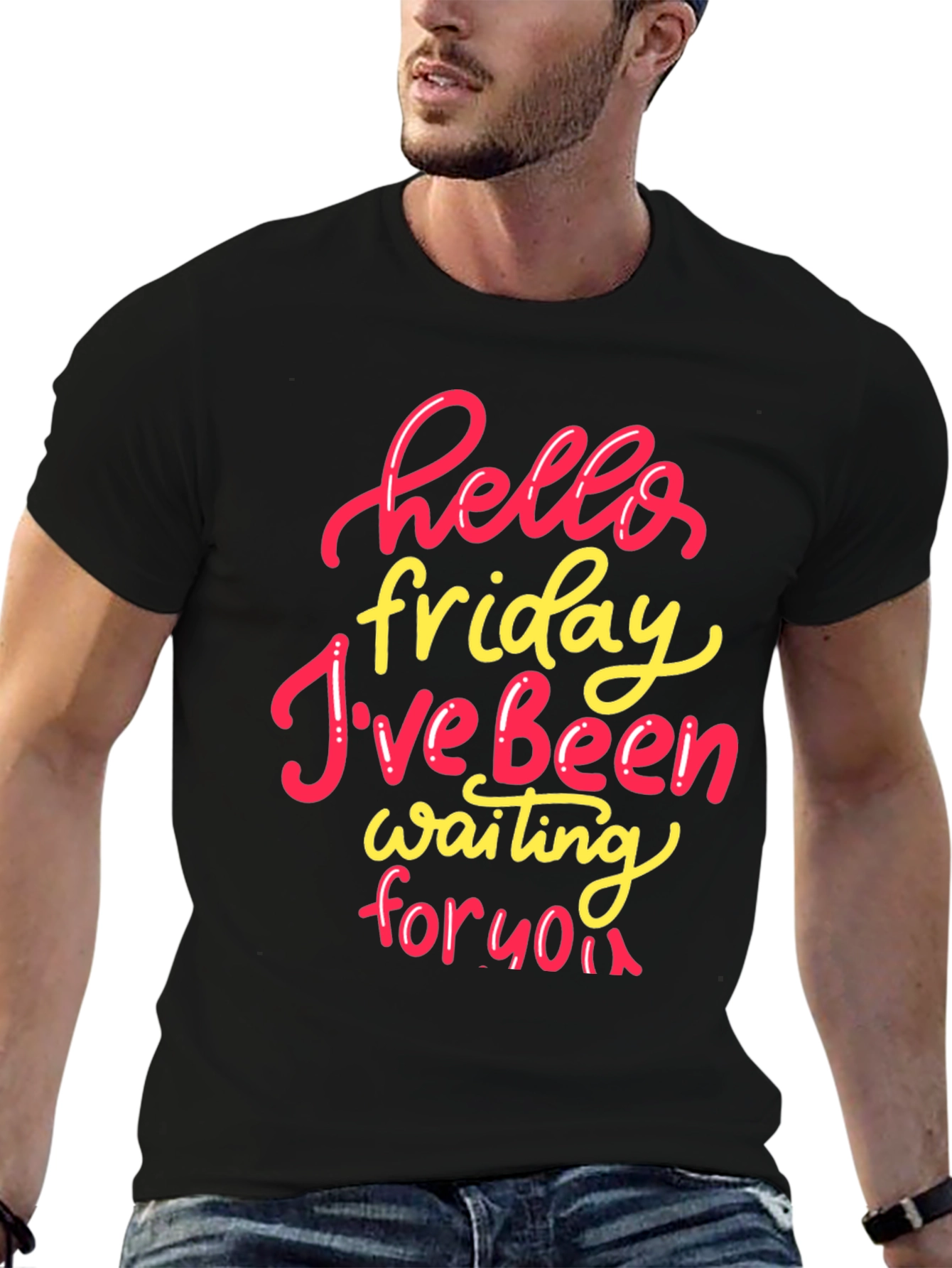 Hello Friday T-Shirt - Stylish Weekend Wear