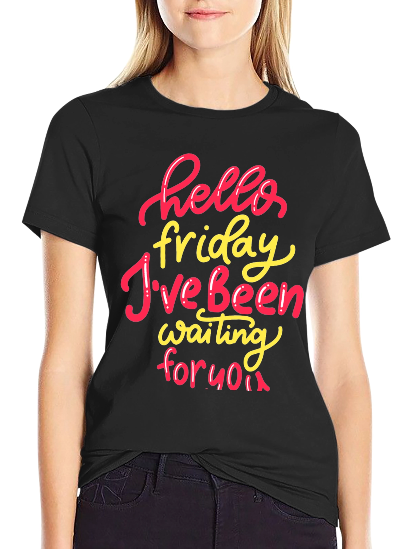 Hello Friday T-Shirt - Stylish Weekend Wear