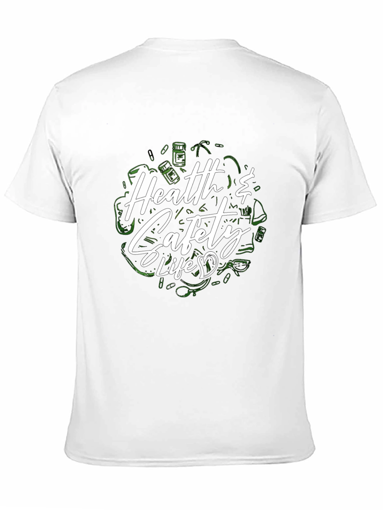 Health & Safety Life Black T-Shirt