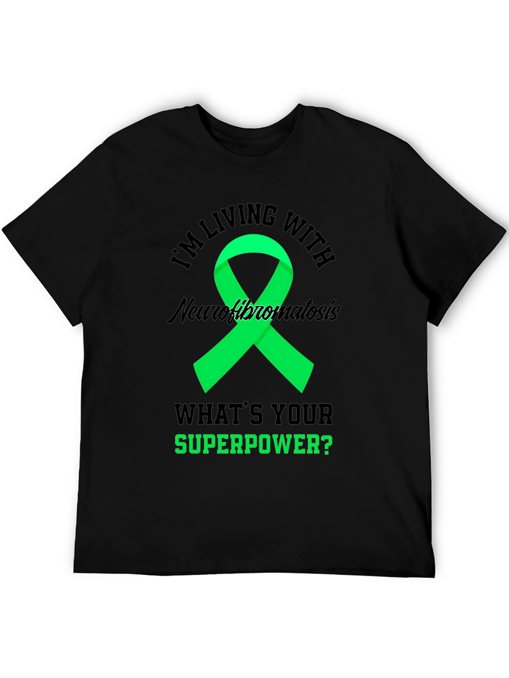 Neurofibromatosis Awareness T-Shirt - Superpower Ribbon
