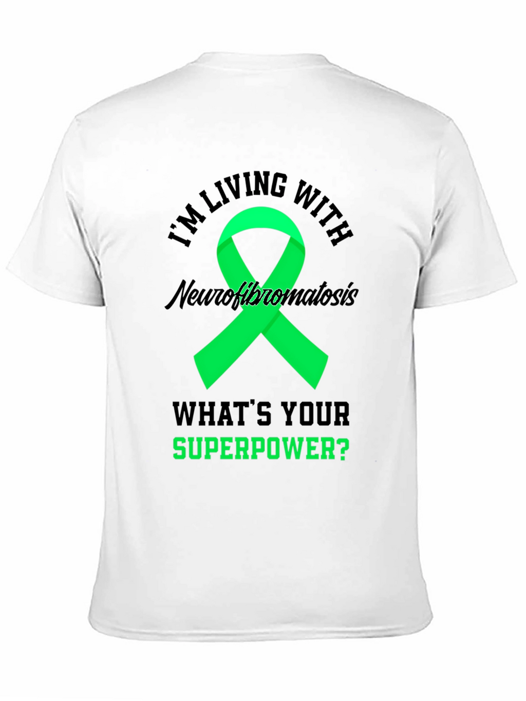 Neurofibromatosis Awareness T-Shirt - Superpower Ribbon