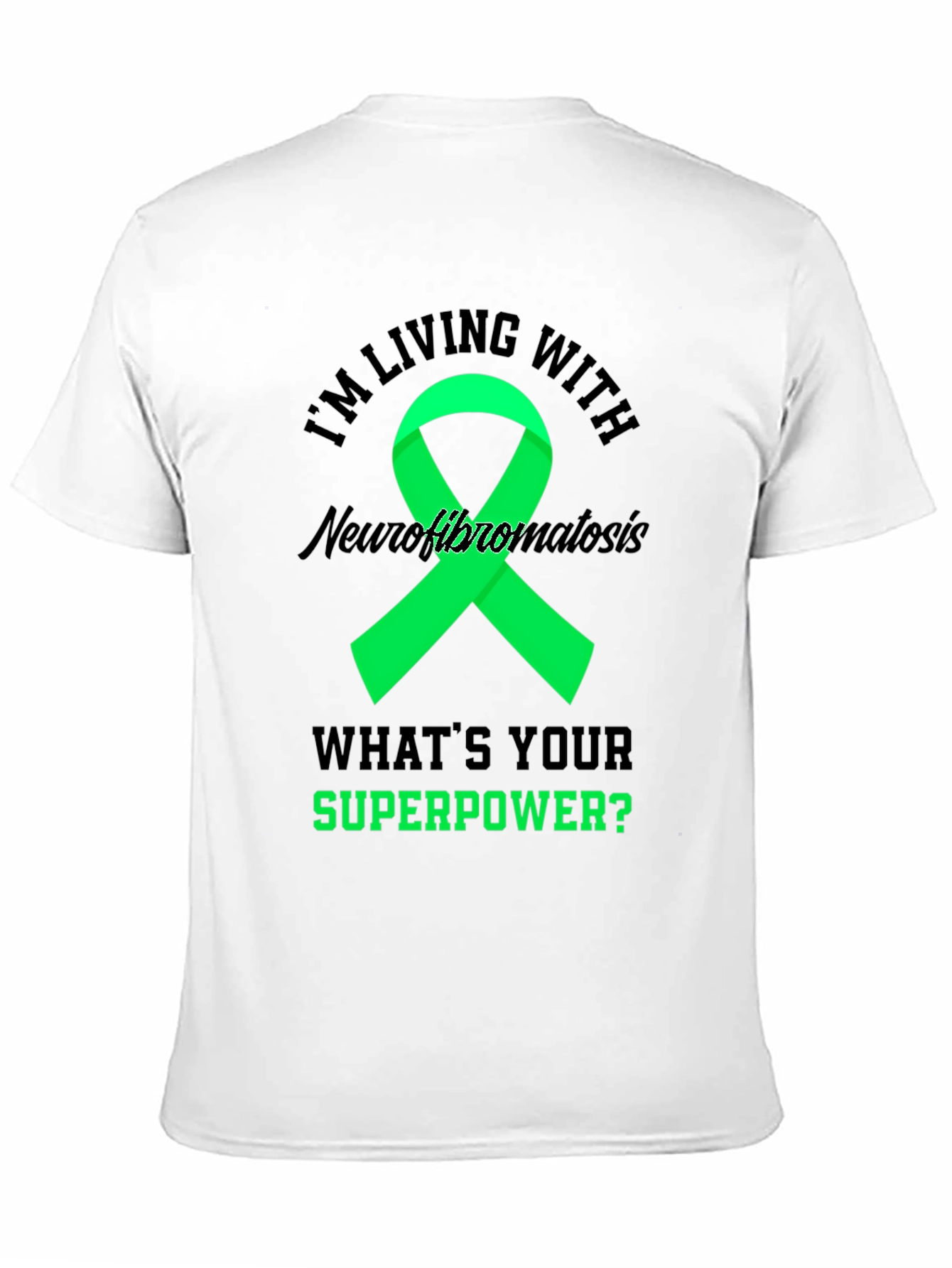 Neurofibromatosis Awareness T-Shirt - Superpower Ribbon