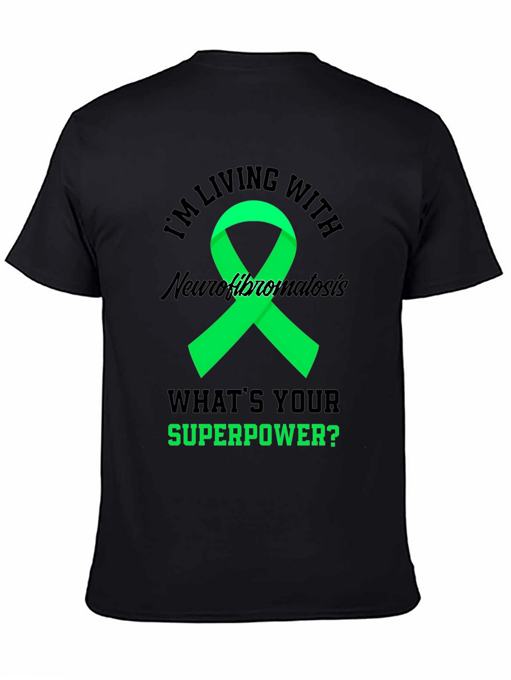 Neurofibromatosis Awareness T-Shirt - Superpower Ribbon