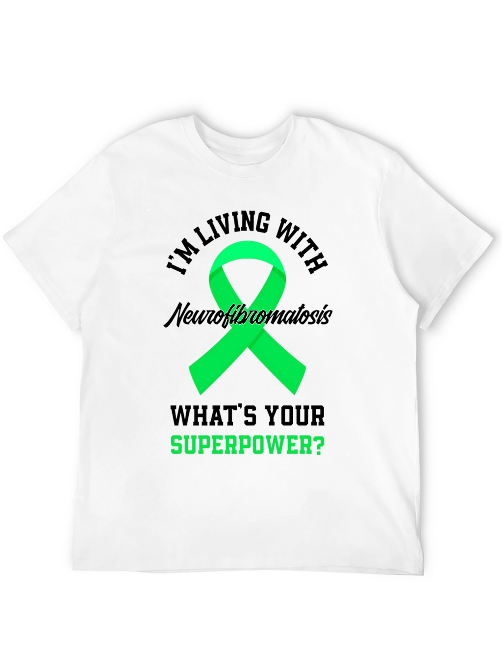 Neurofibromatosis Awareness T-Shirt - Superpower Ribbon