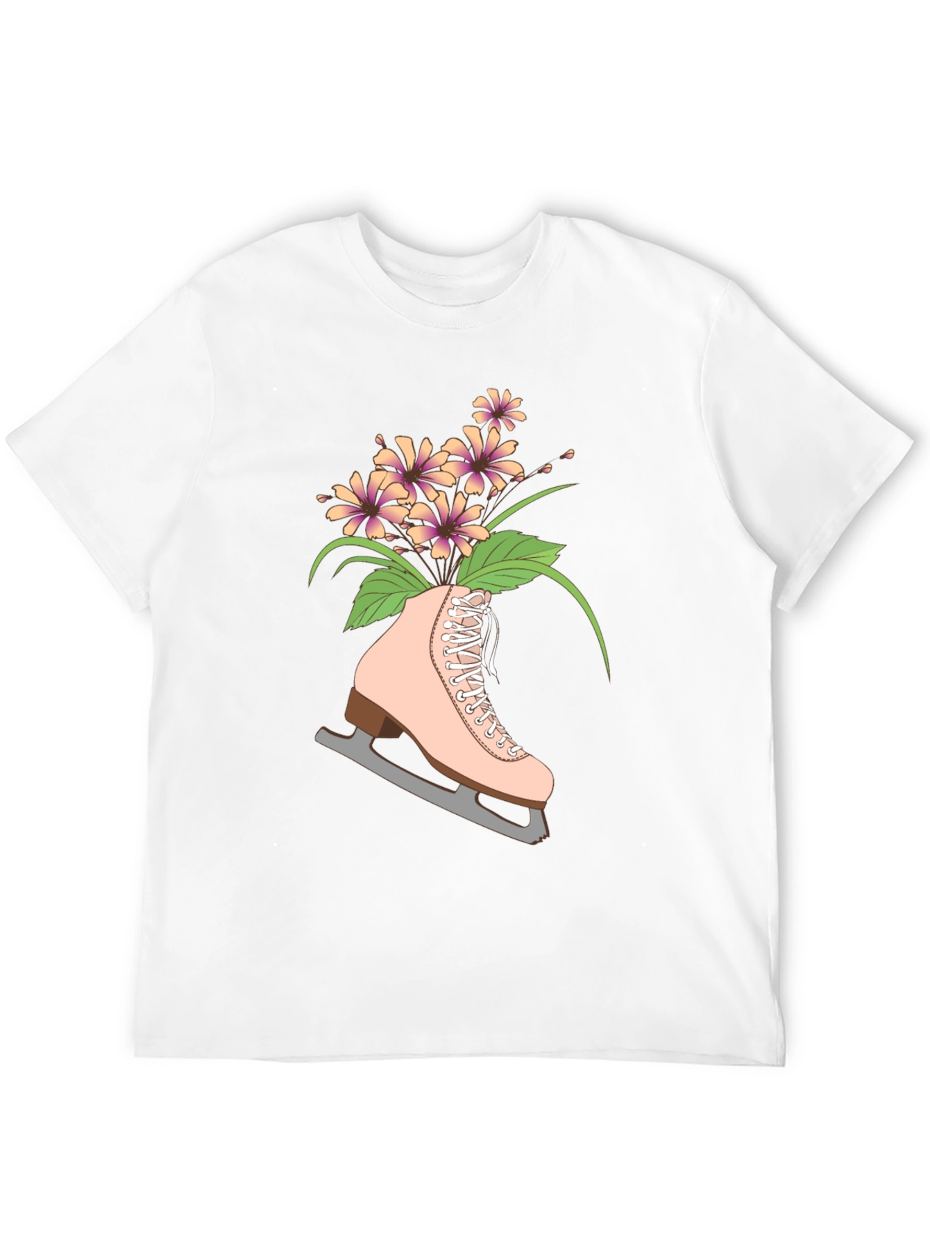 Floral Ice Skate Graphic Tee