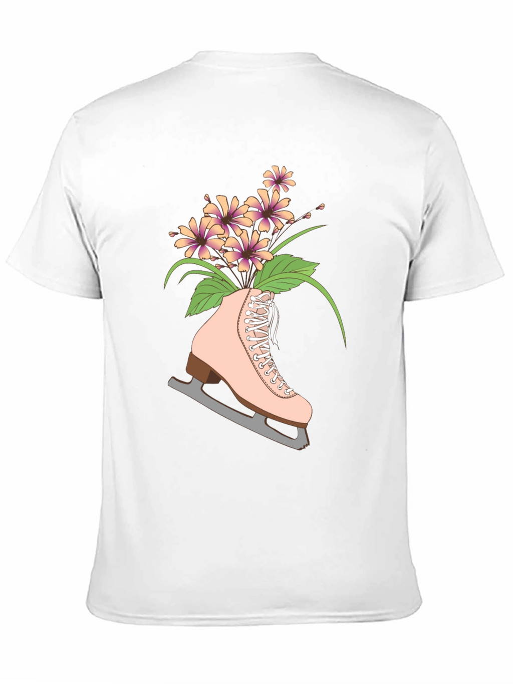 Floral Ice Skate Graphic Tee