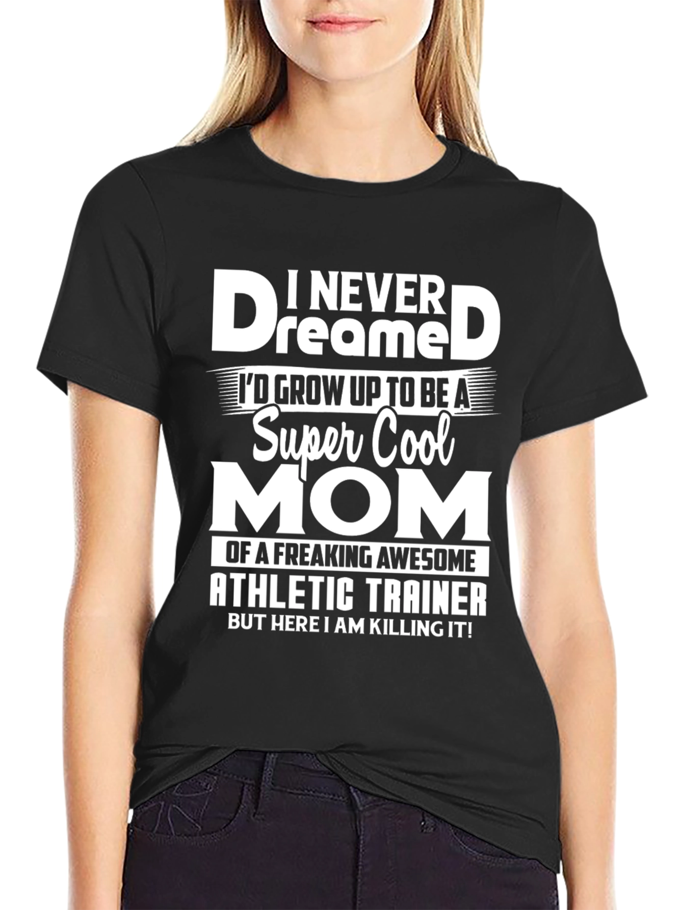 Super Cool Athletic Trainer Mom Graphic Tee