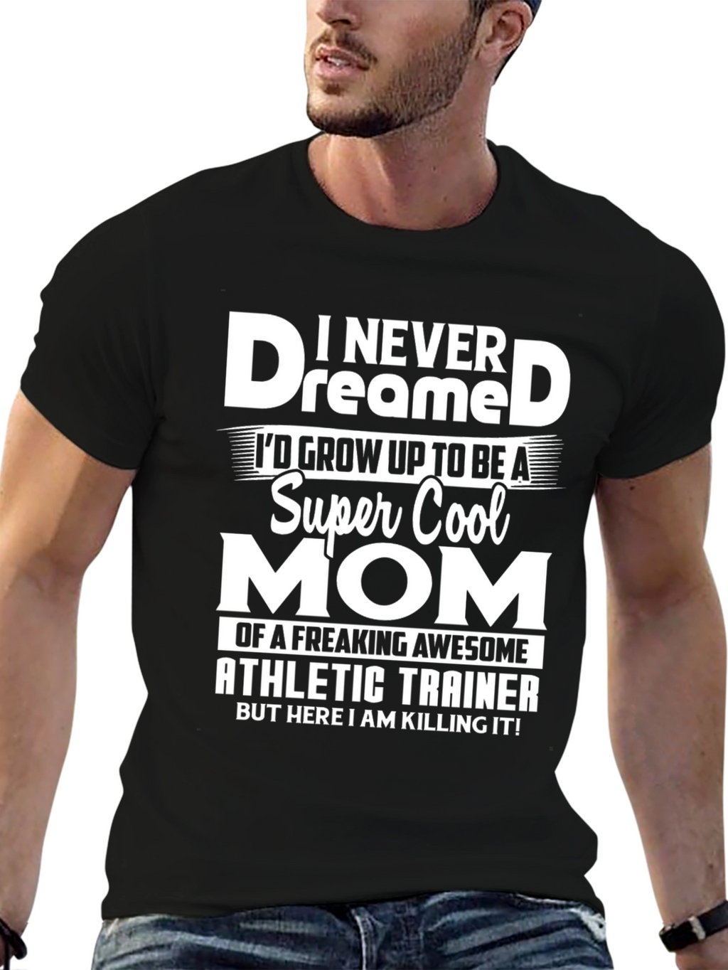 Super Cool Athletic Trainer Mom Graphic Tee