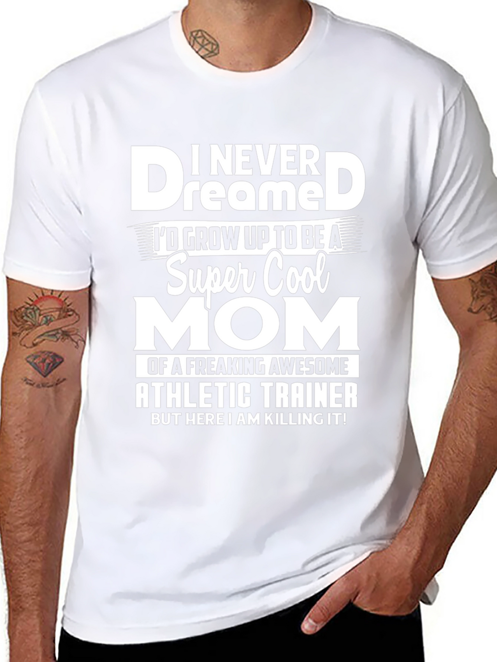 Super Cool Athletic Trainer Mom Graphic Tee