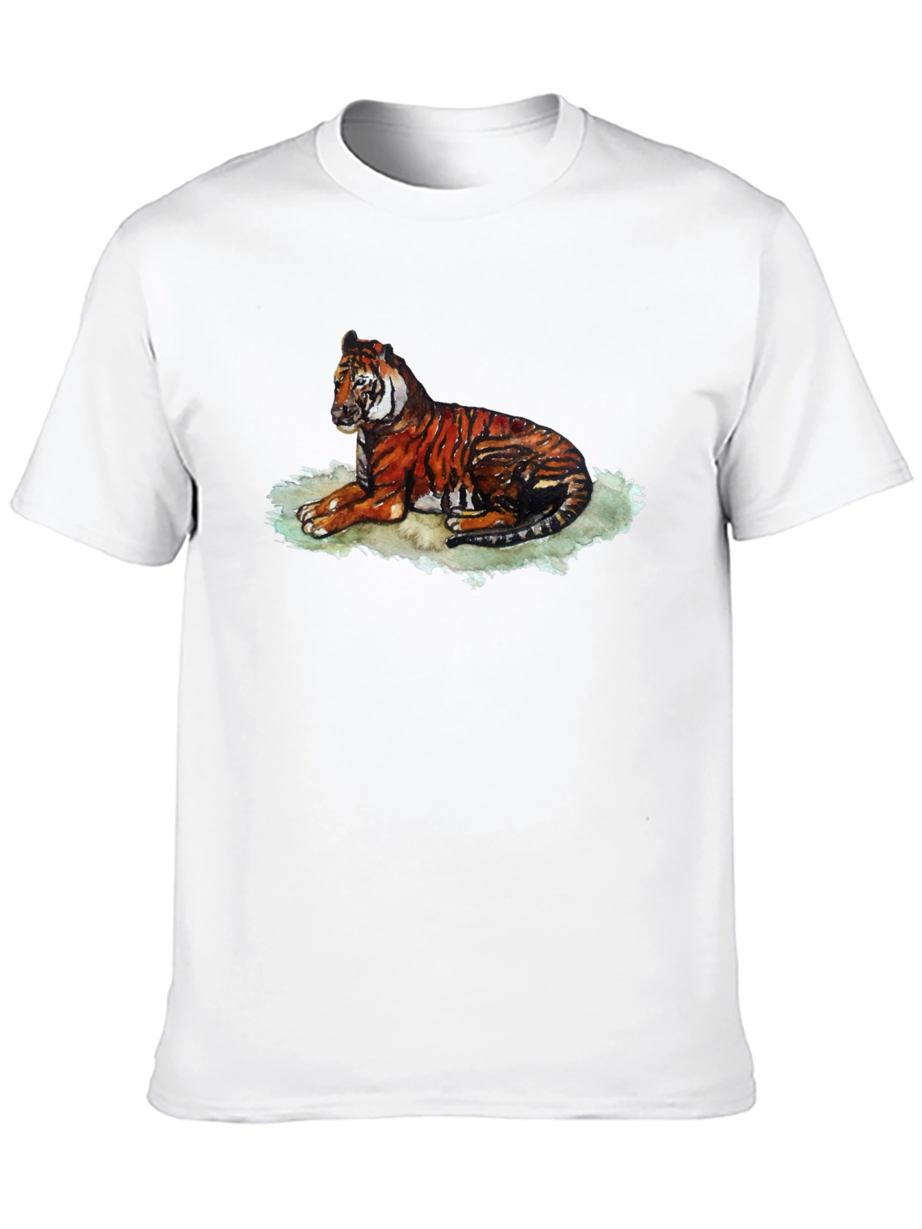 Tiger Graphic T-Shirt - Black Relaxed Fit