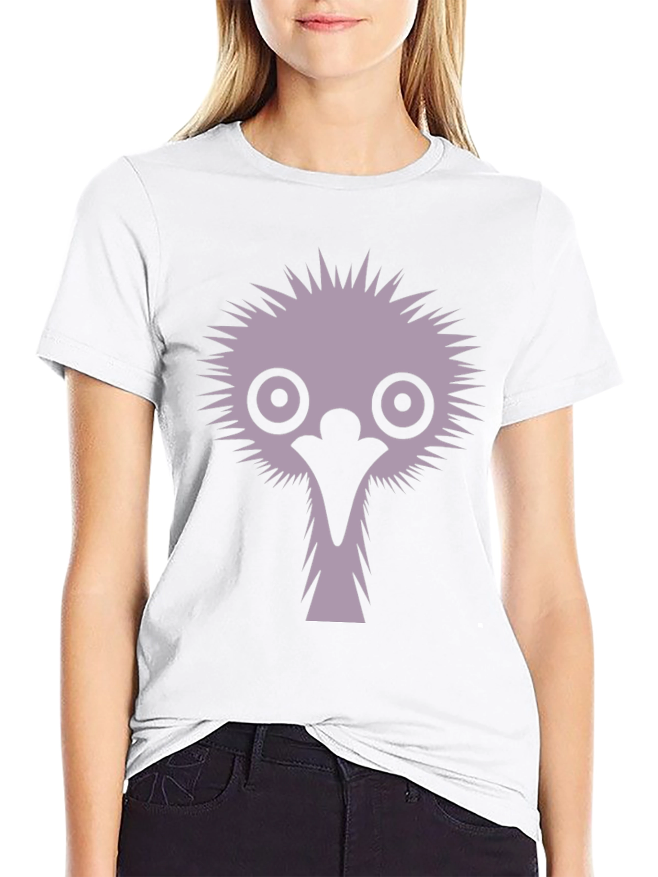 Emu Graphic T-Shirt - Funny Bird Tee
