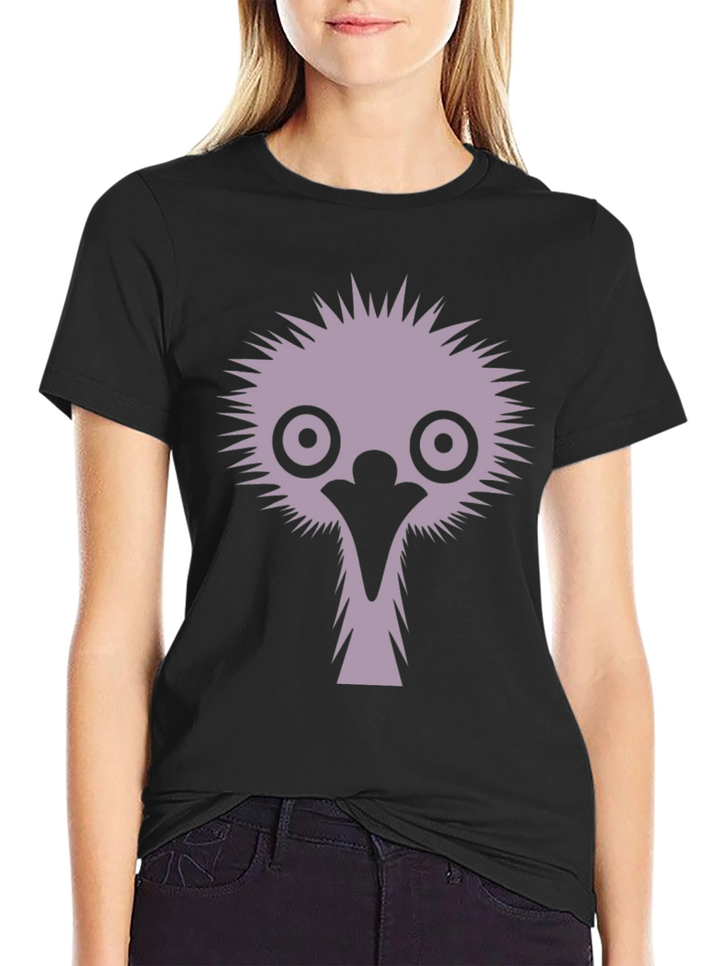 Emu Graphic T-Shirt - Funny Bird Tee