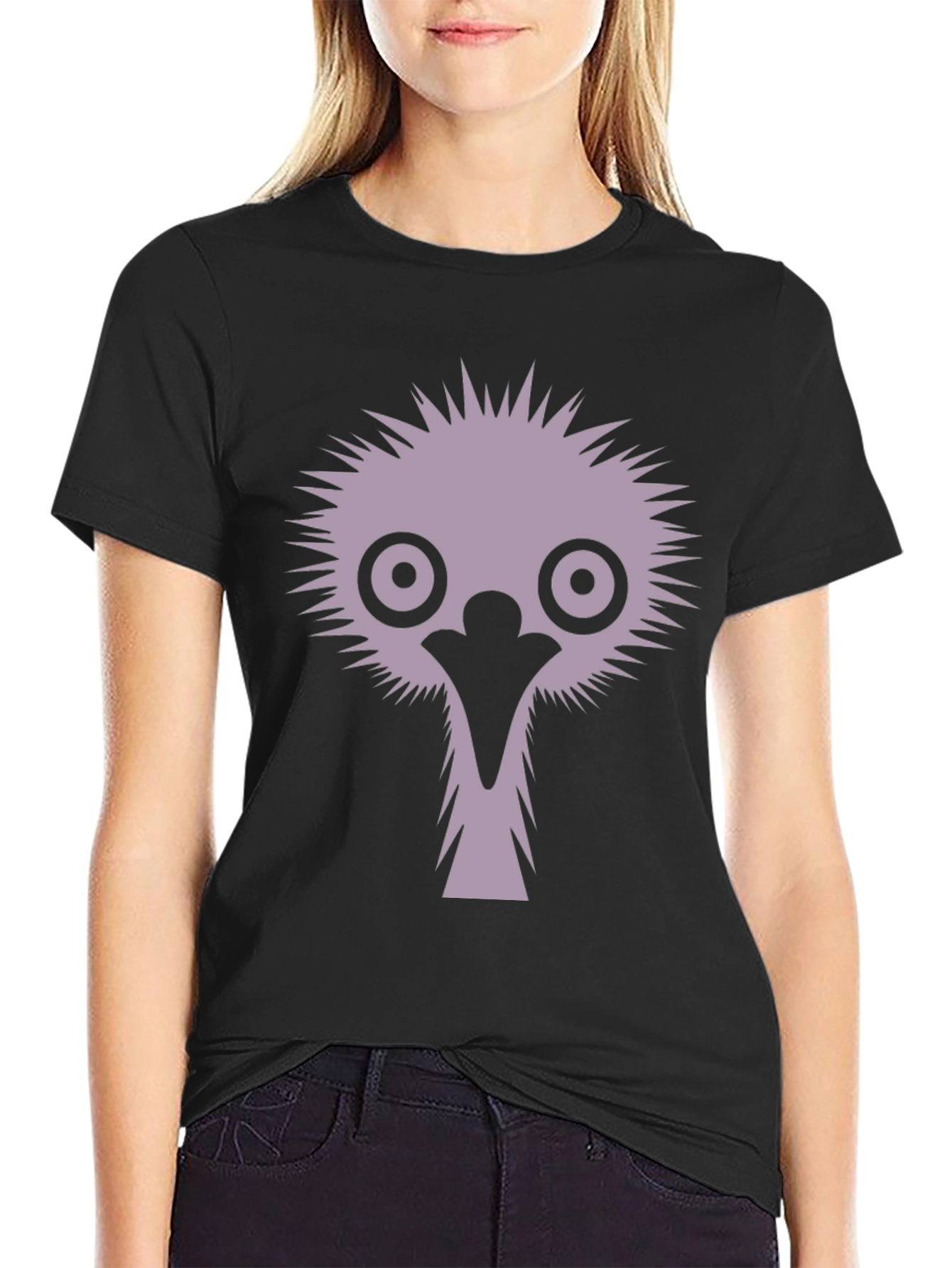 Emu Graphic T-Shirt - Funny Bird Tee