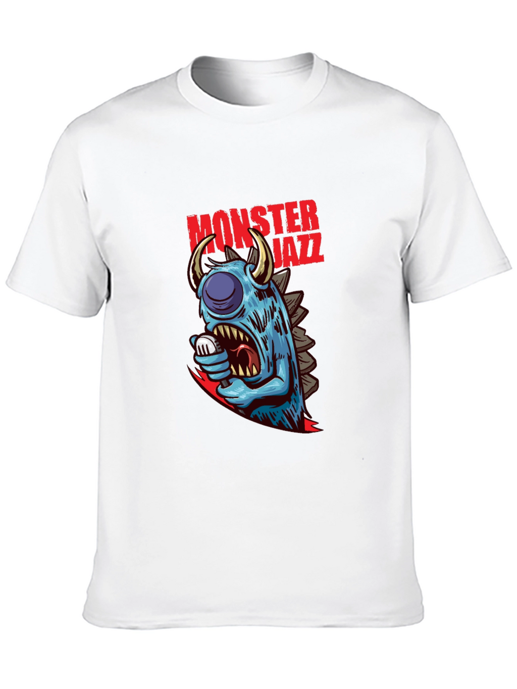 Monster Jazz Graphic Tee - Cool Creature Design