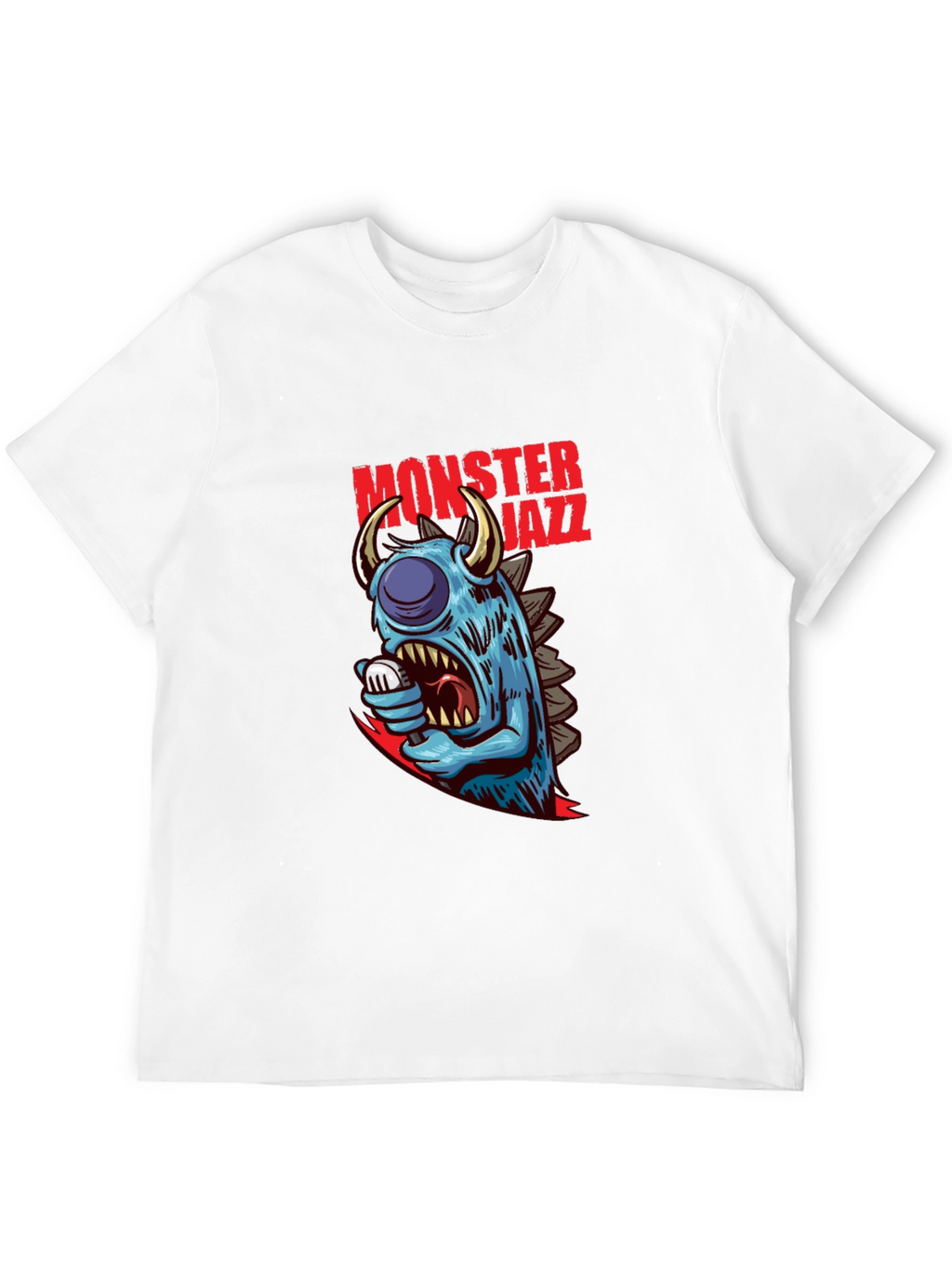 Monster Jazz Graphic Tee - Cool Creature Design