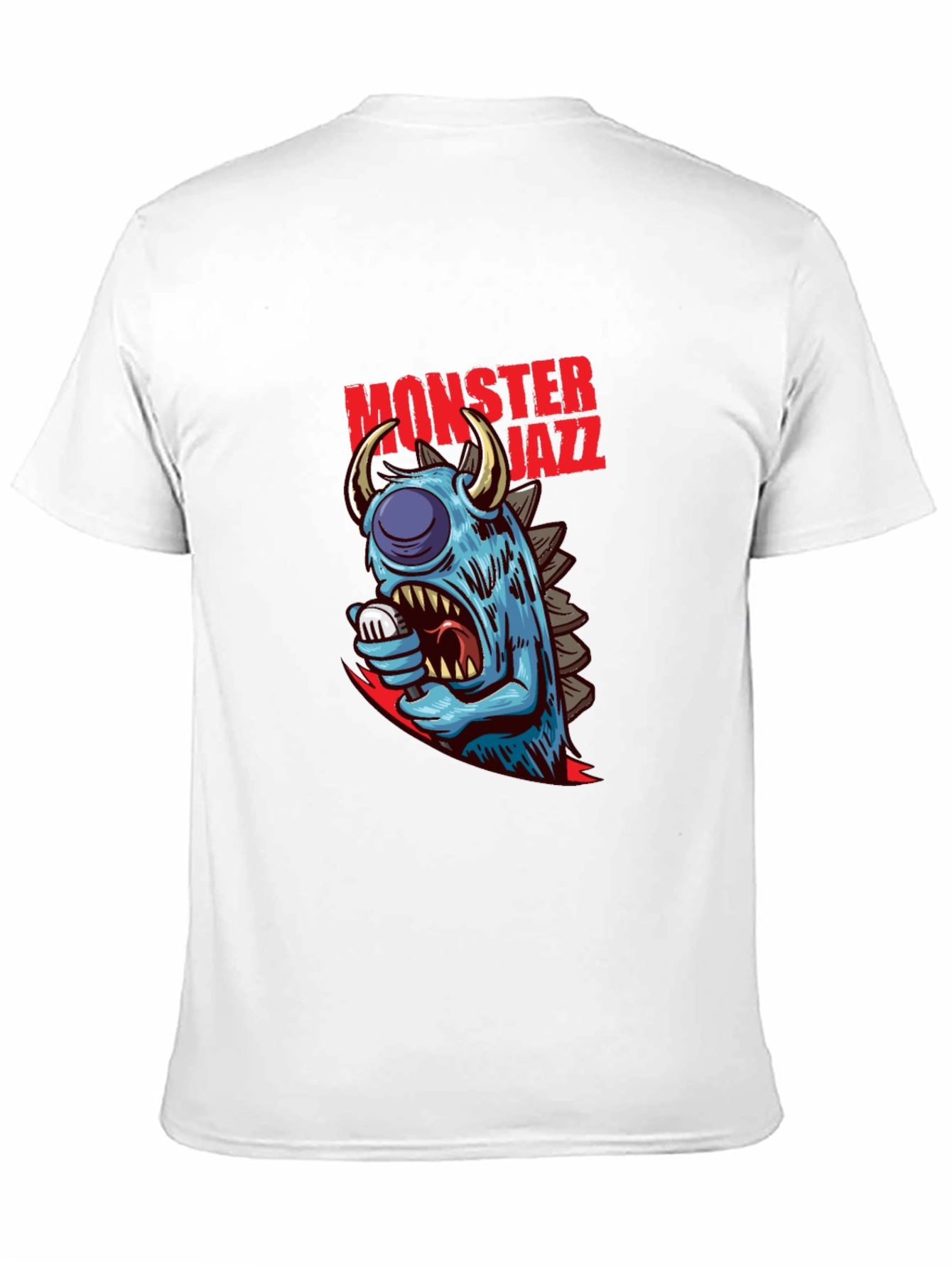 Monster Jazz Graphic Tee - Cool Creature Design