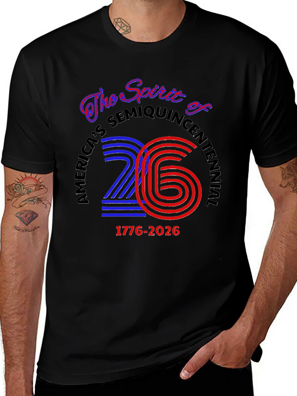 Americas 250th Semiquincentennial T-Shirt