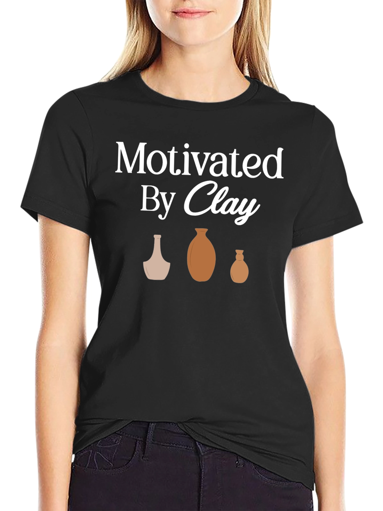 Motivated By Clay Pottery Graphic T-Shirt