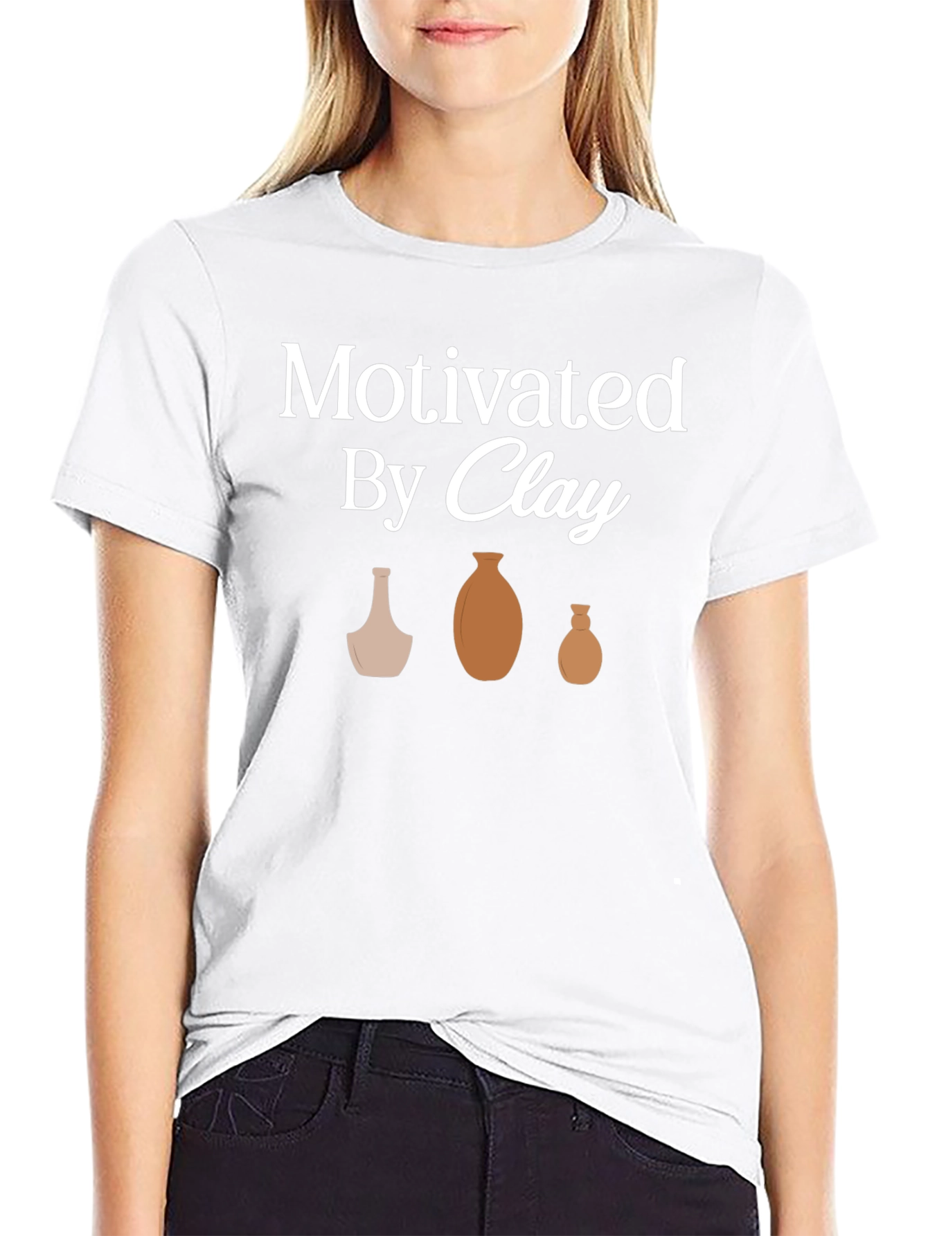 Motivated By Clay Pottery Graphic T-Shirt
