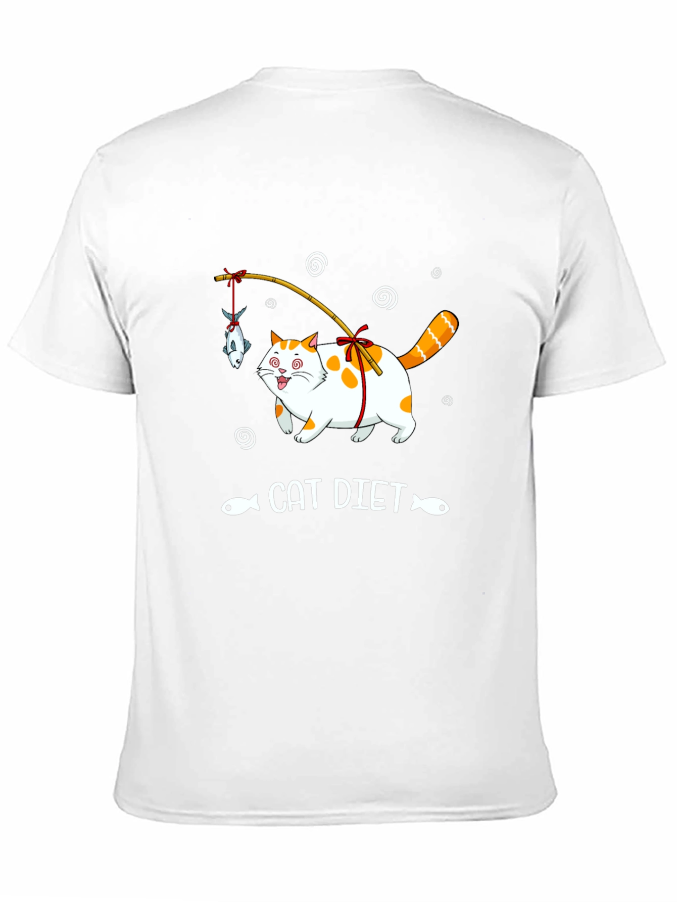 Funny Cat Diet T-Shirt - Unisex Black Tee