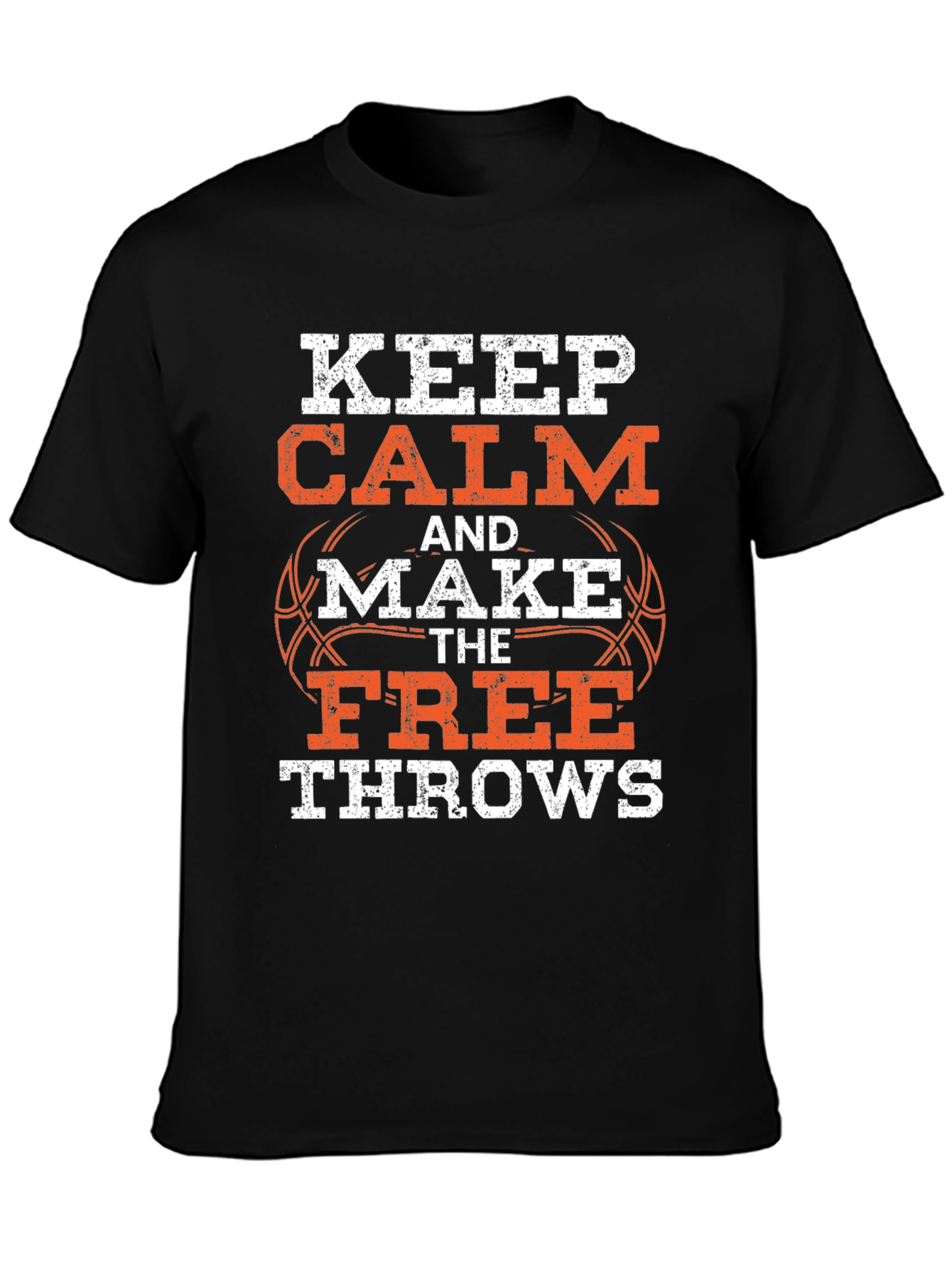 Keep Calm Basketball T-Shirt - Free Throws Graphic Tee