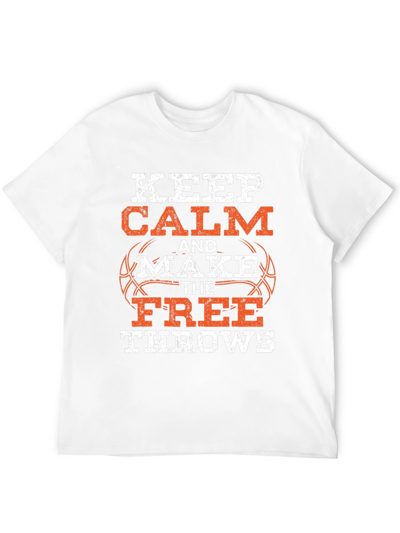Keep Calm Basketball T-Shirt - Free Throws Graphic Tee
