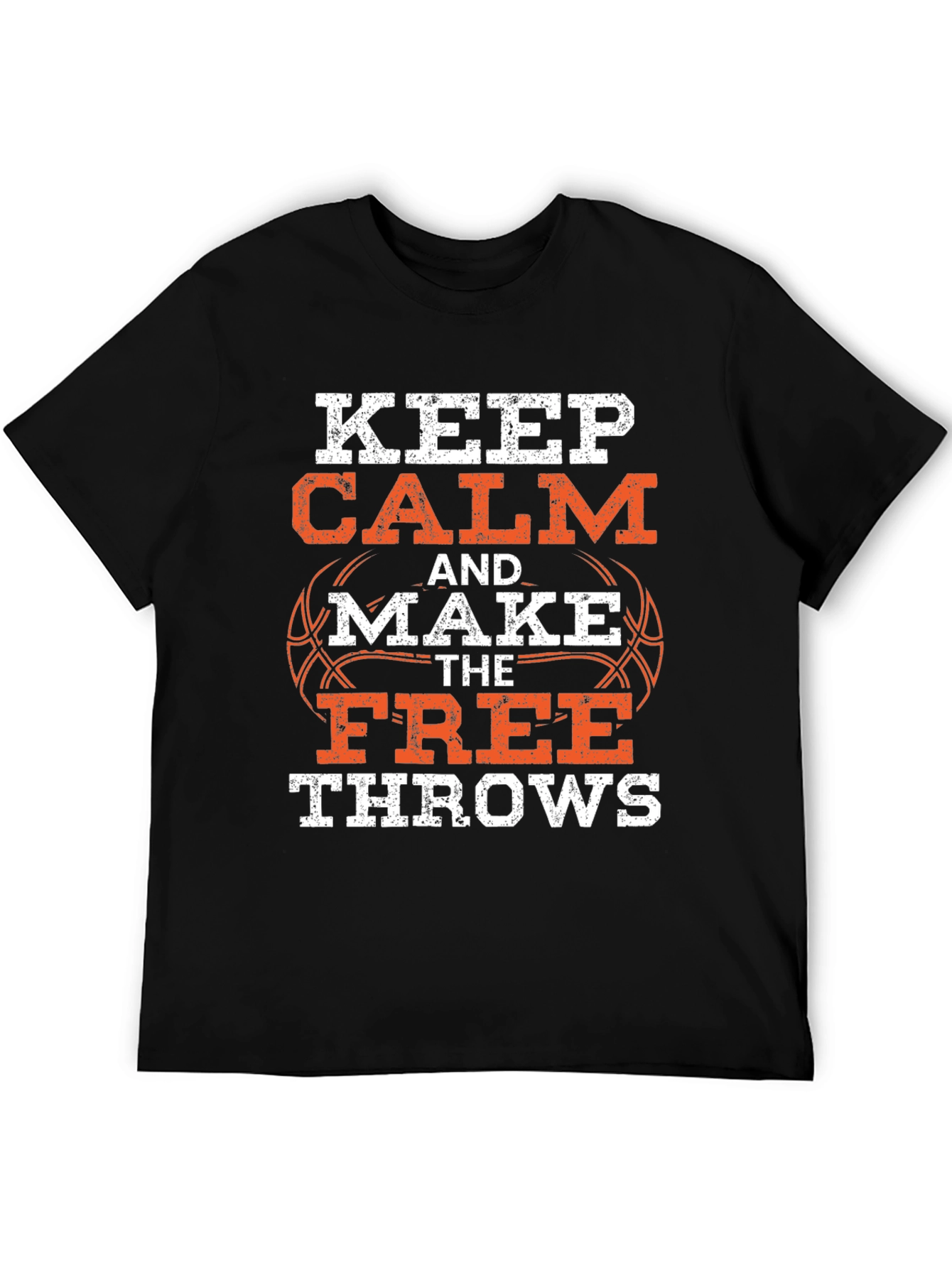 Keep Calm Basketball T-Shirt - Free Throws Graphic Tee