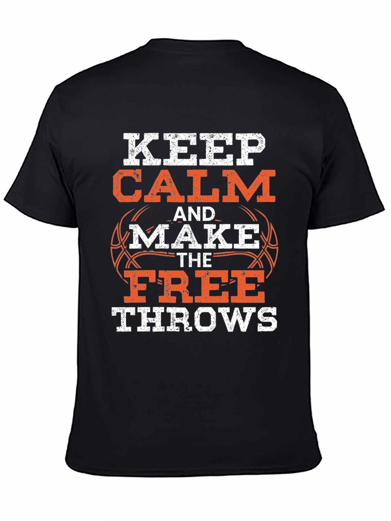 Keep Calm Basketball T-Shirt - Free Throws Graphic Tee