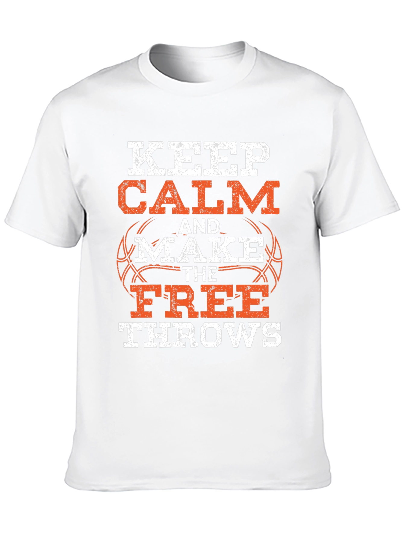 Keep Calm Basketball T-Shirt - Free Throws Graphic Tee