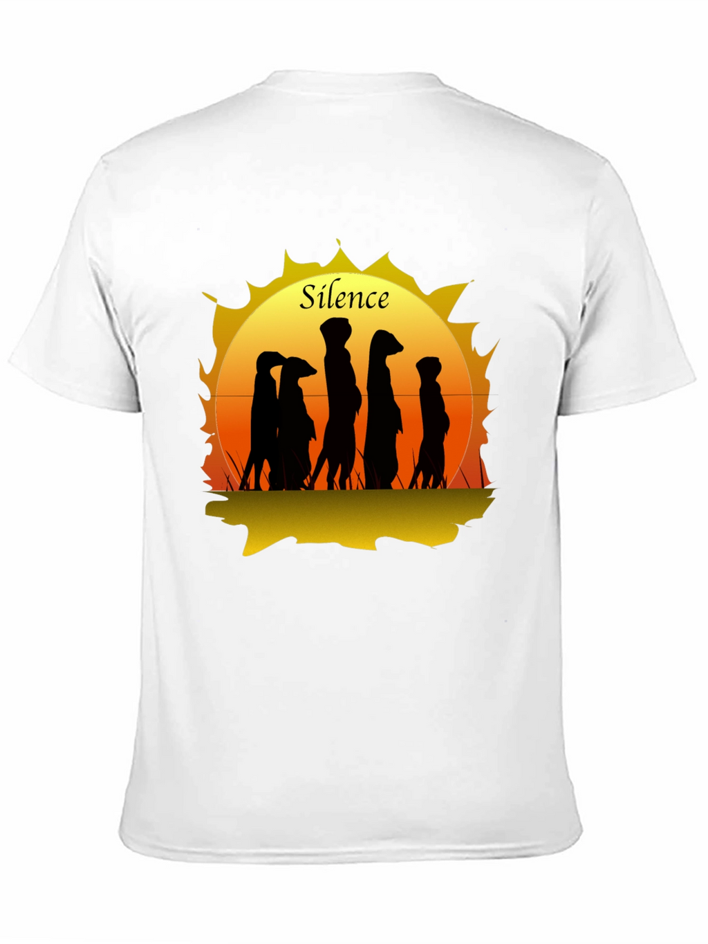 Silence Meerkat Graphic T-Shirt