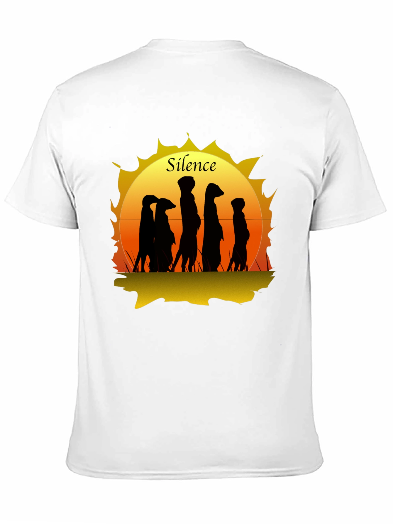 Silence Meerkat Graphic T-Shirt