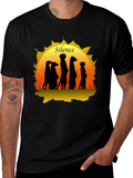 Silence Meerkat Graphic T-Shirt