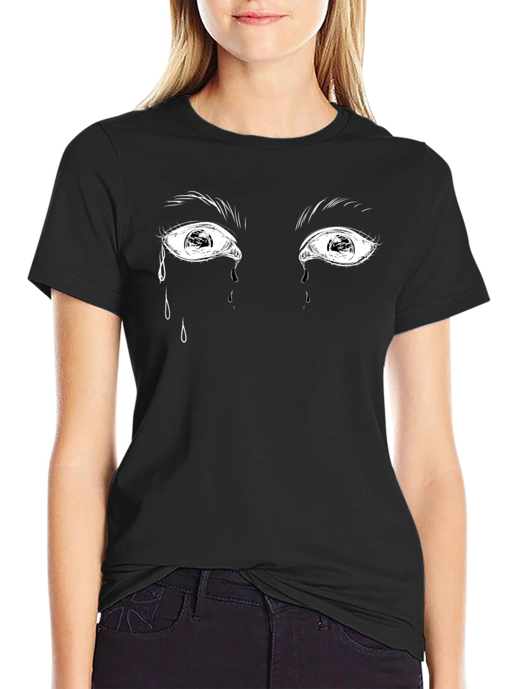 Tearful Eyes Graphic T-Shirt