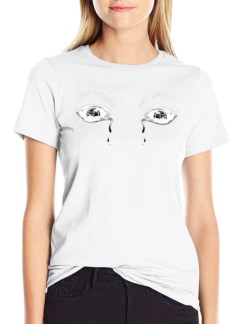 Tearful Eyes Graphic T-Shirt