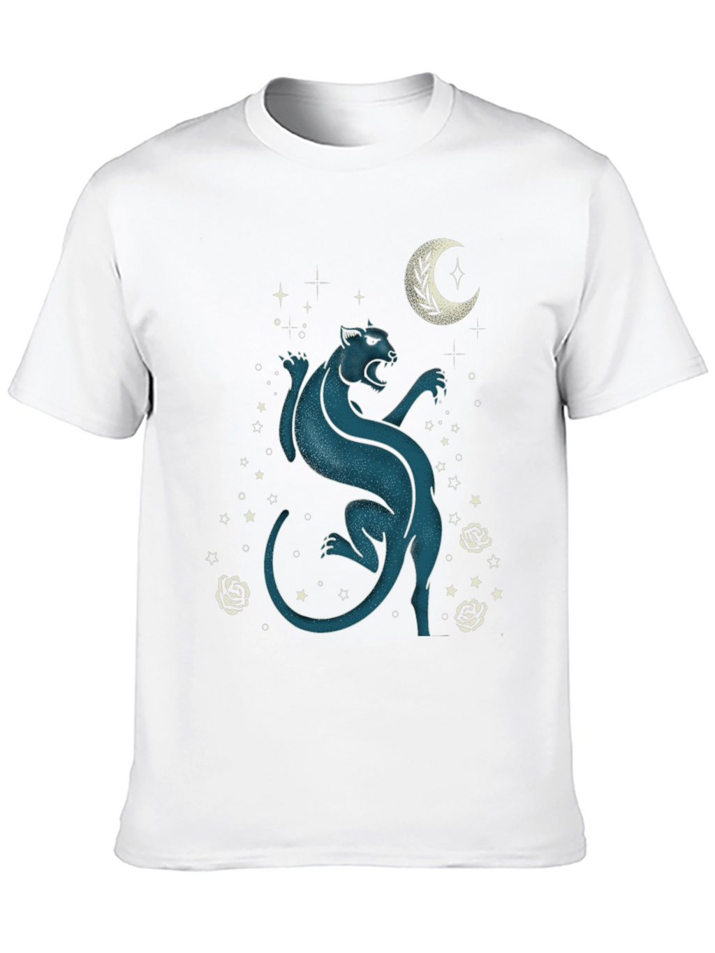 Mystic Panther Graphic Tee - Black