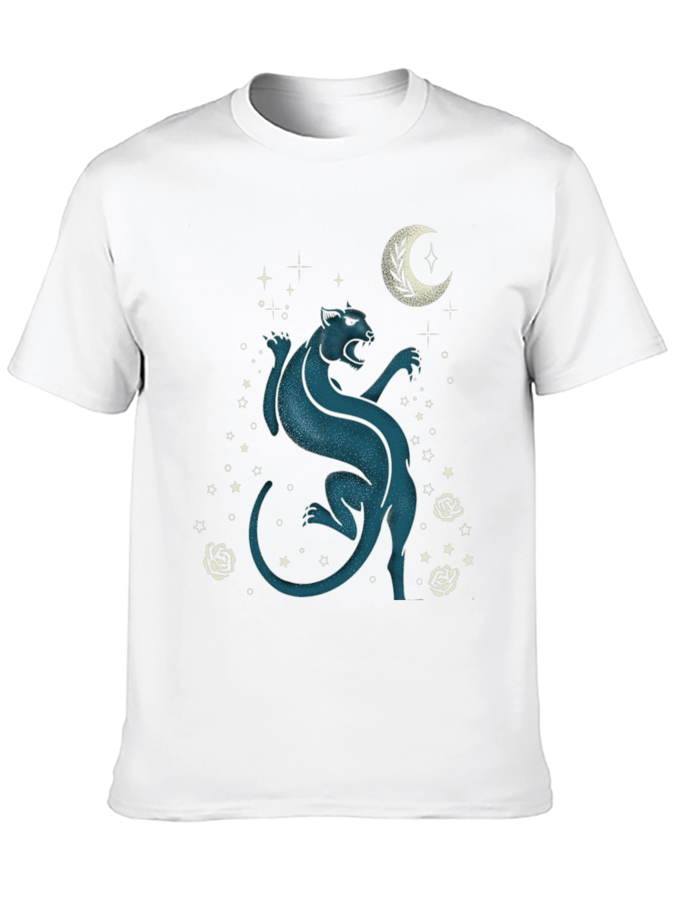 Mystic Panther Graphic Tee - Black