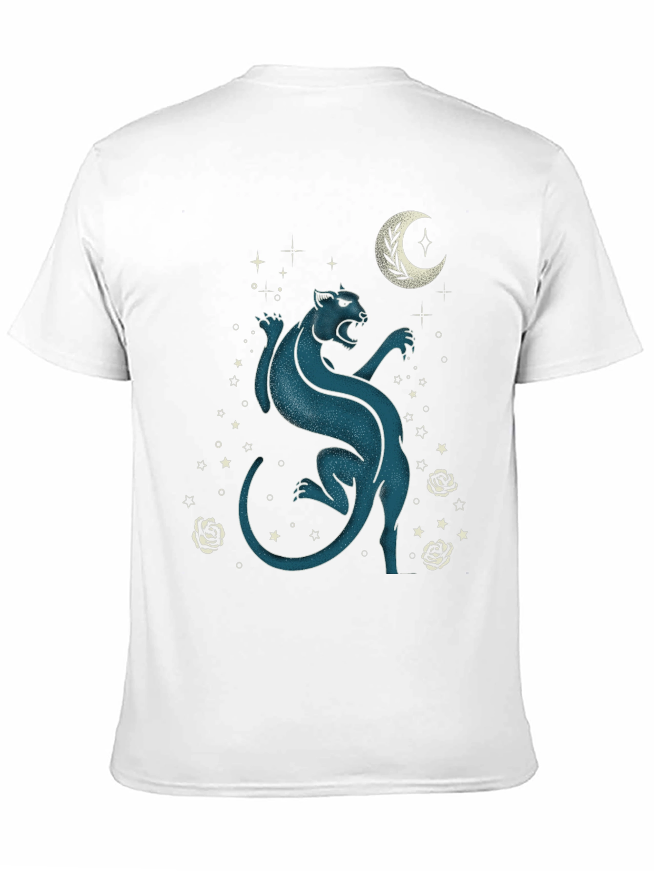 Mystic Panther Graphic Tee - Black