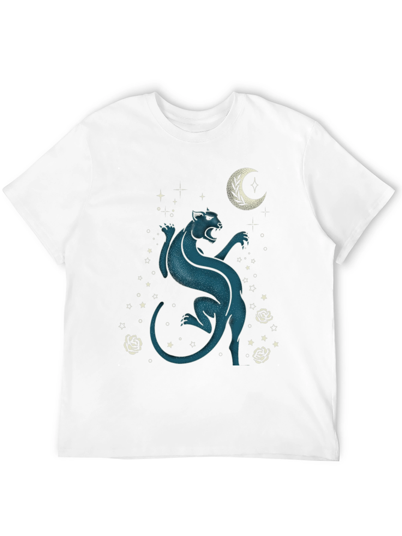 Mystic Panther Graphic Tee - Black
