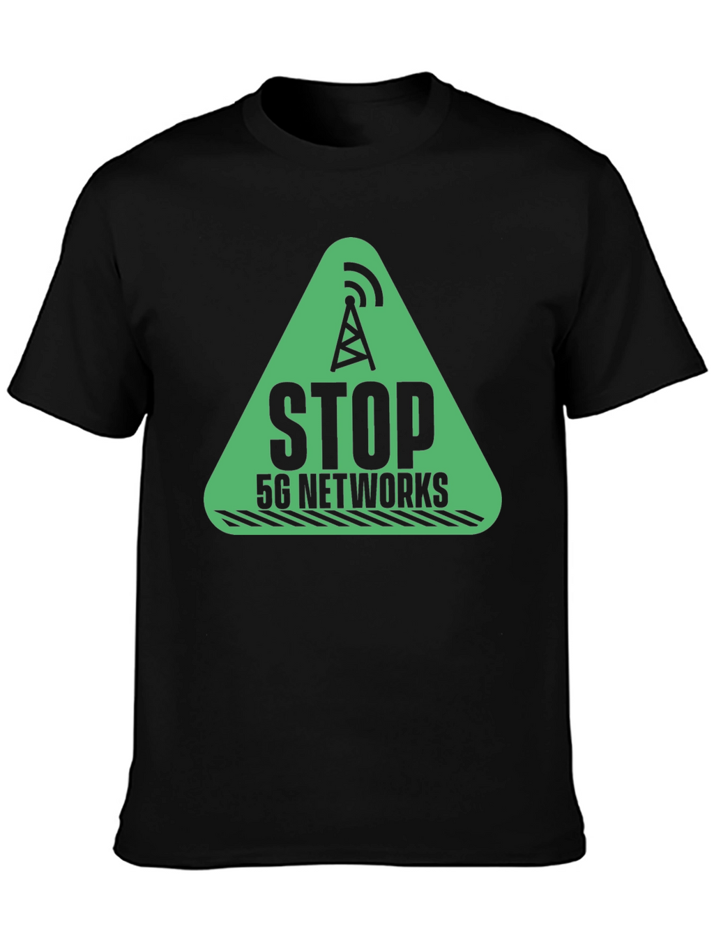 Stop 5G Networks Black T-Shirt