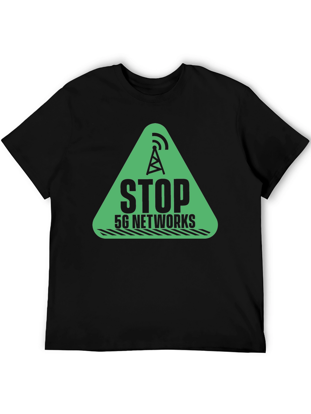 Stop 5G Networks Black T-Shirt