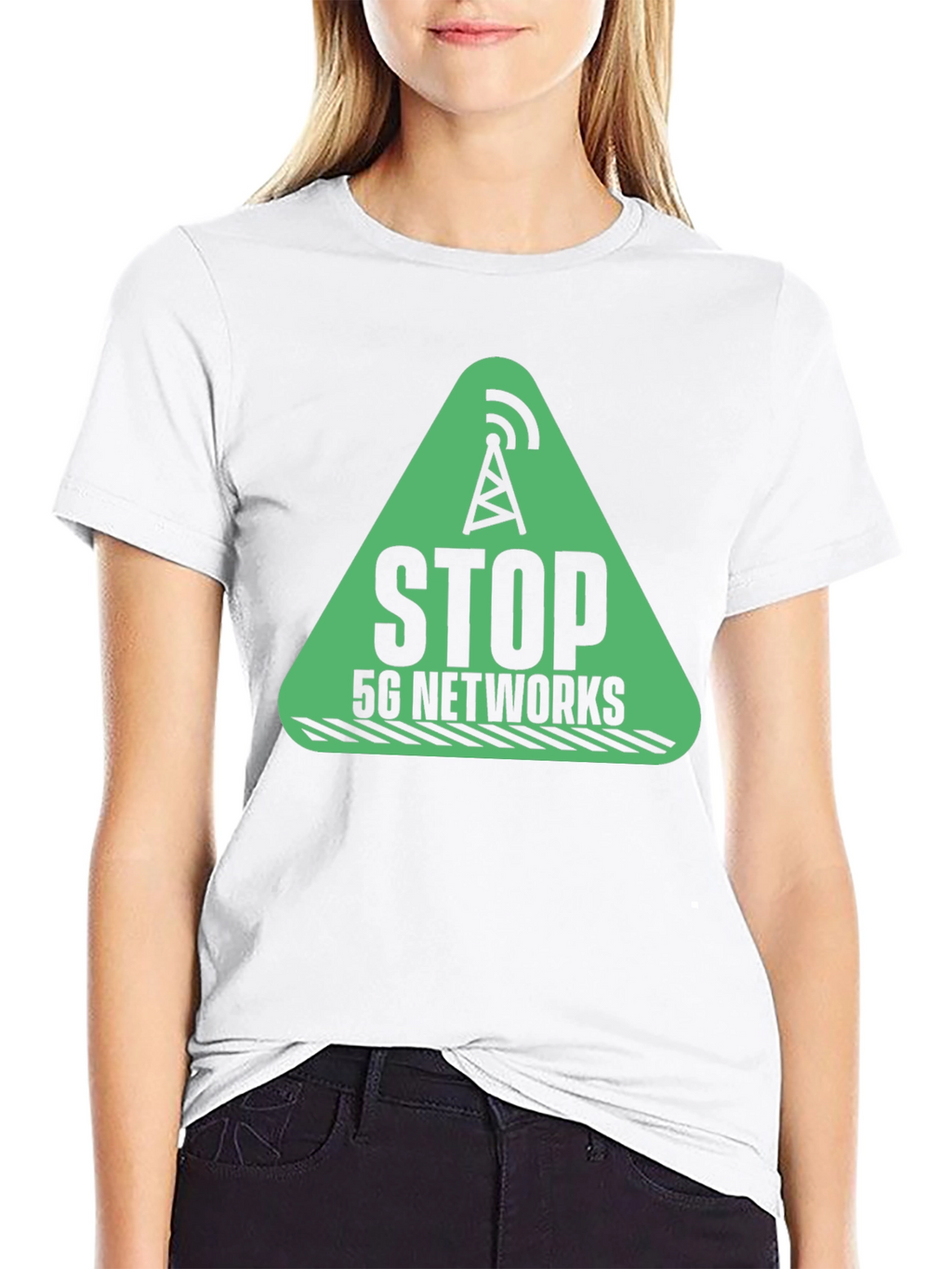 Stop 5G Networks Black T-Shirt