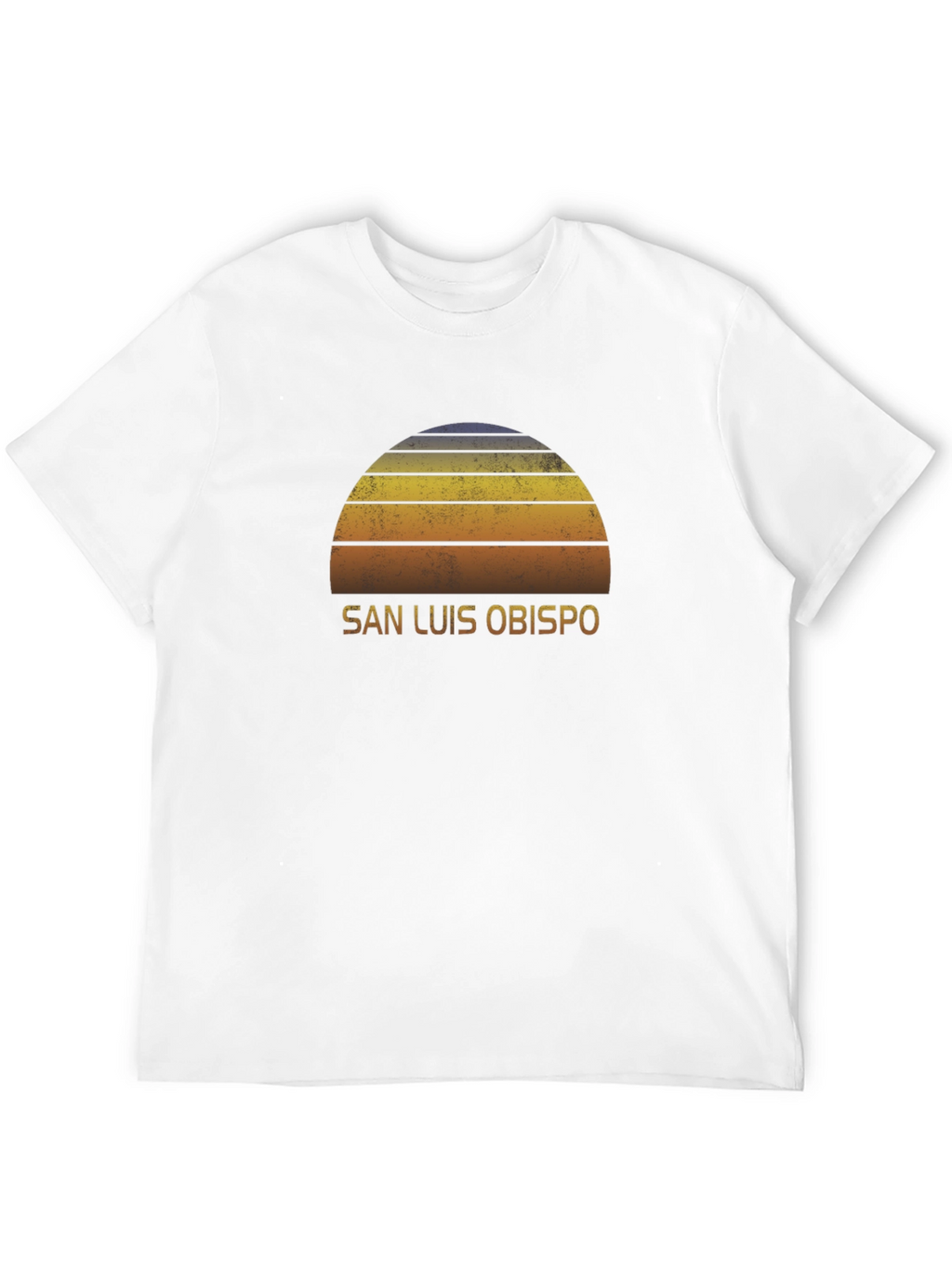 Retro San Luis Obispo T-Shirt - Sunset Design