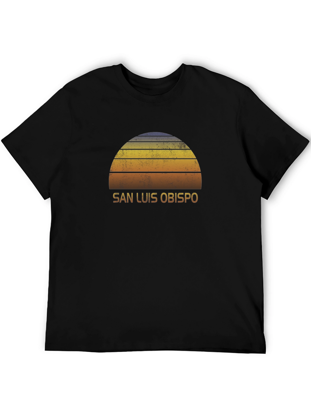 Retro San Luis Obispo T-Shirt - Sunset Design