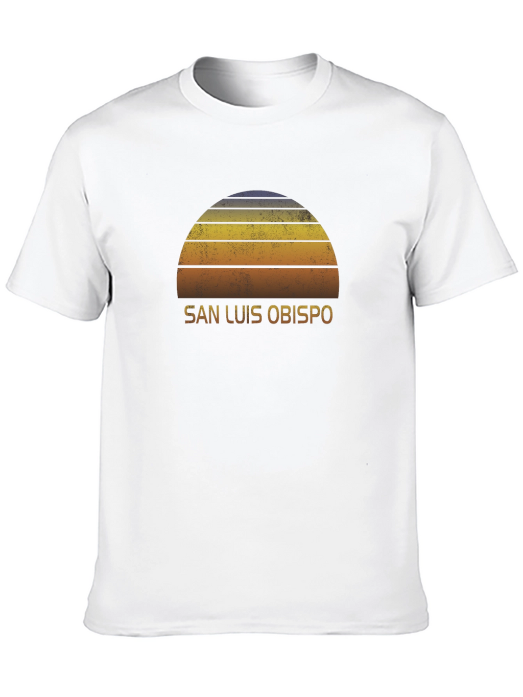 Retro San Luis Obispo T-Shirt - Sunset Design