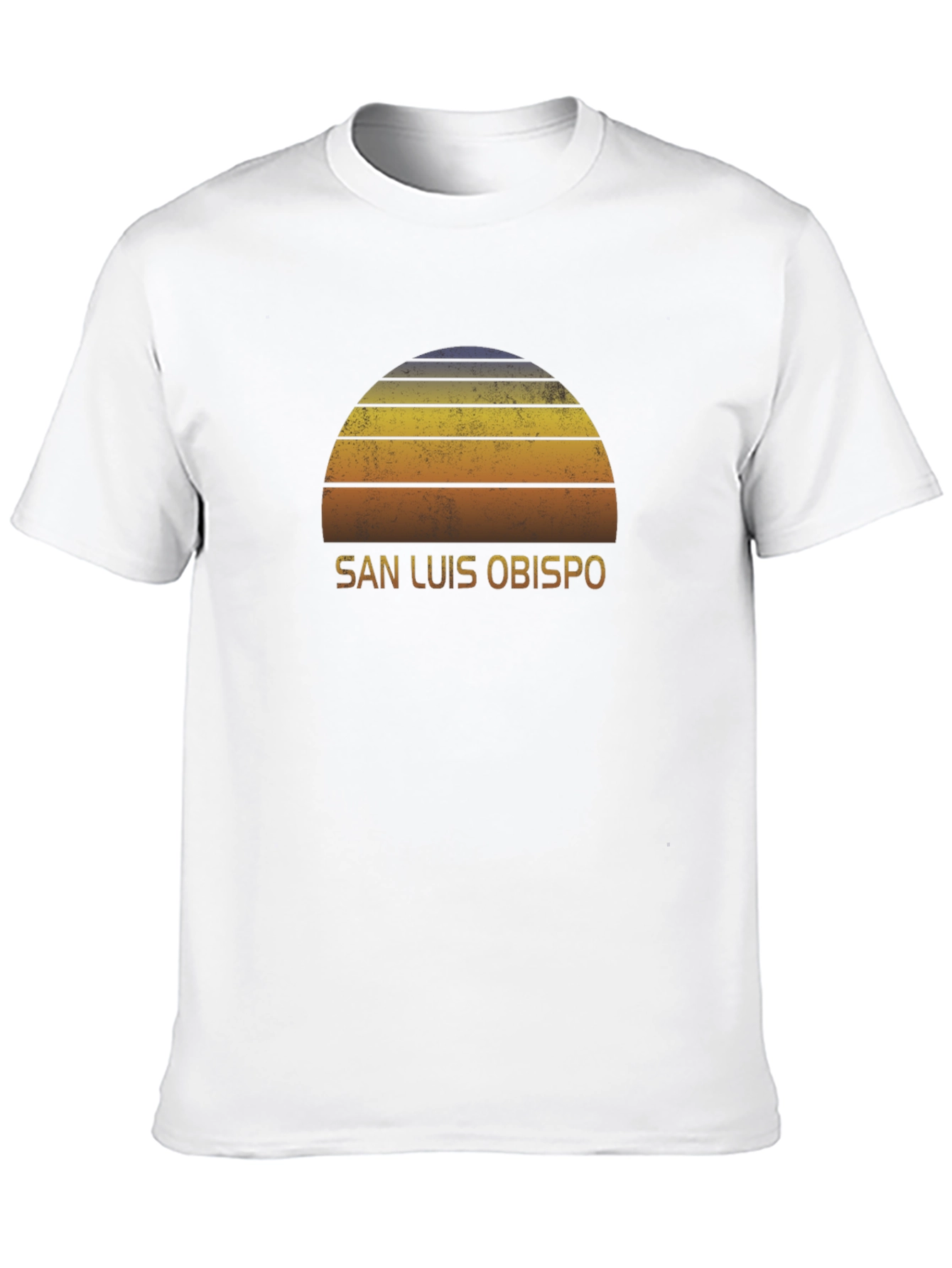 Retro San Luis Obispo T-Shirt - Sunset Design
