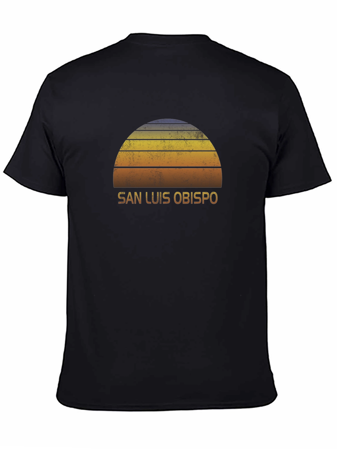 Retro San Luis Obispo T-Shirt - Sunset Design