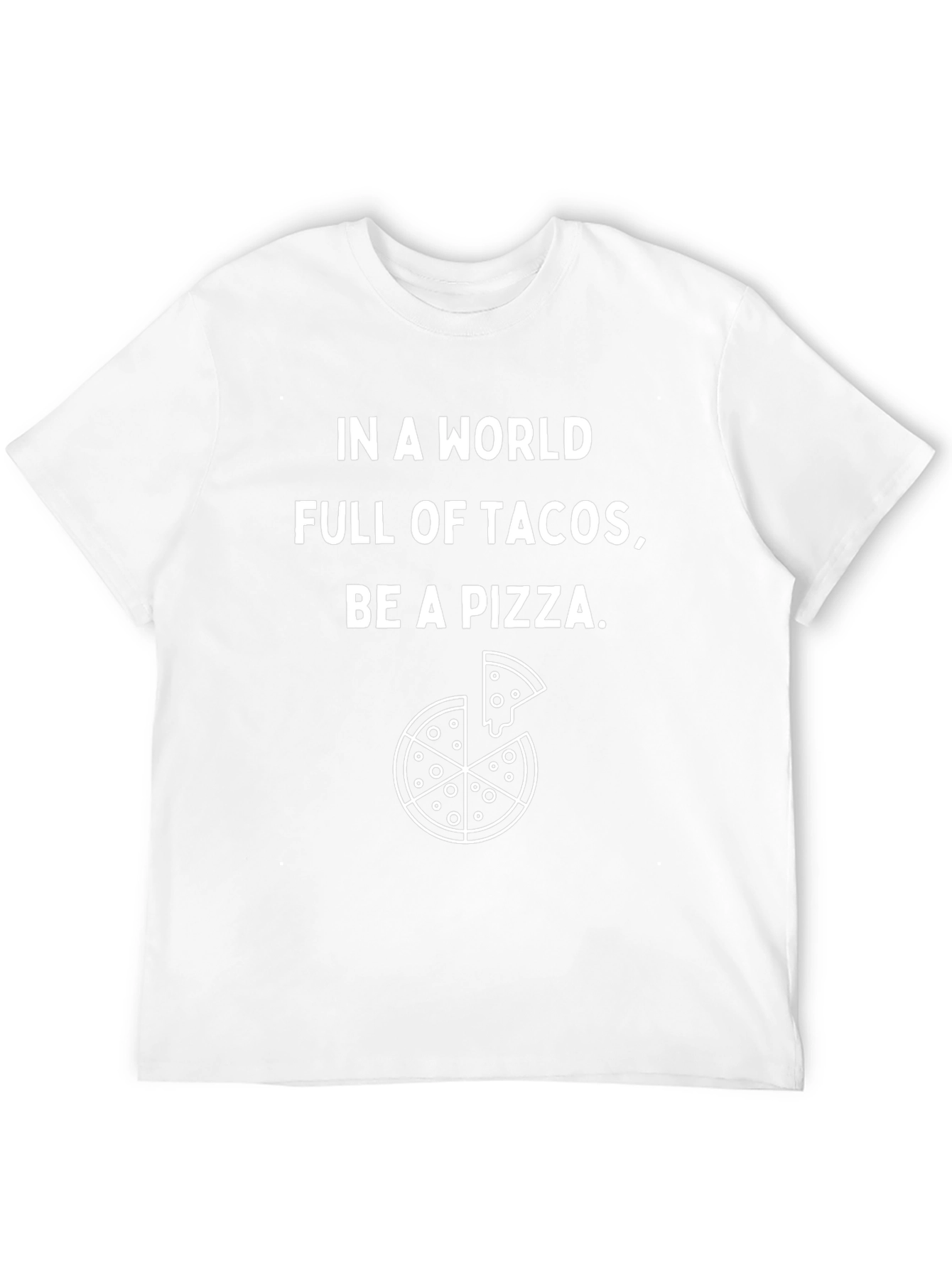 Pizza Graphic Tee - Be a Pizza